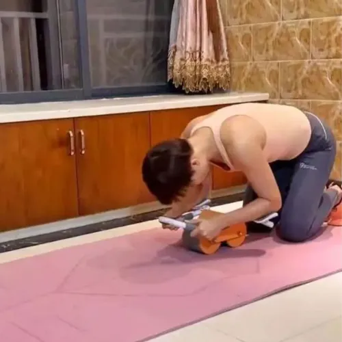 Rolo para exercícios abdominal 