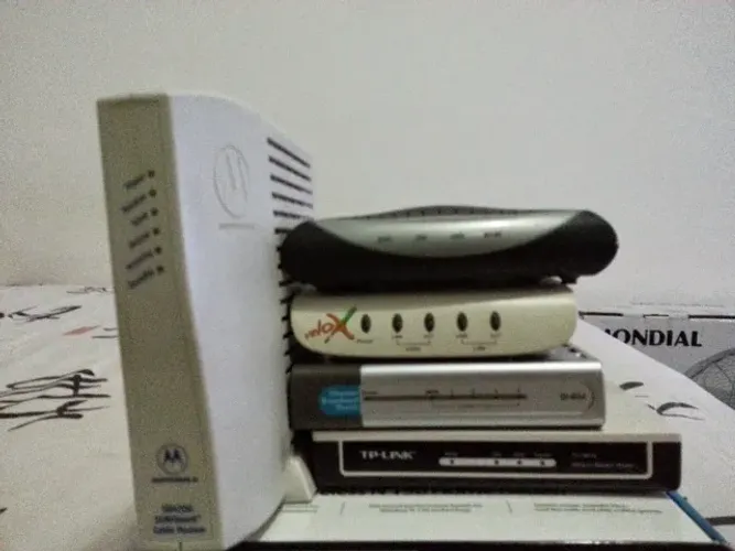 Modems funcionando em perfeito estado