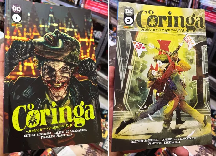 O coringa o homem que parou de rir 1 e 2