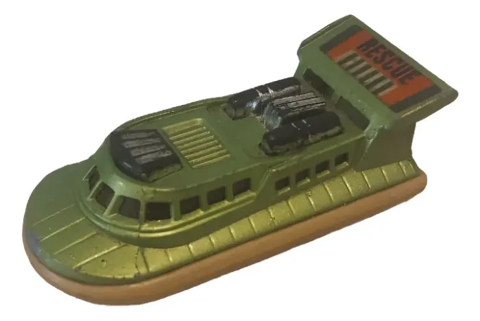 Carrinho Matchbox Metal Rescue Hovercraft 1972 Miniatura