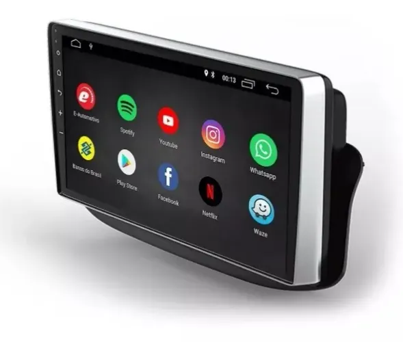 Central Multimídia Octacore 9 pol.6Gb/128Gb 4g carplay/ A. Auto  Onix 20/25