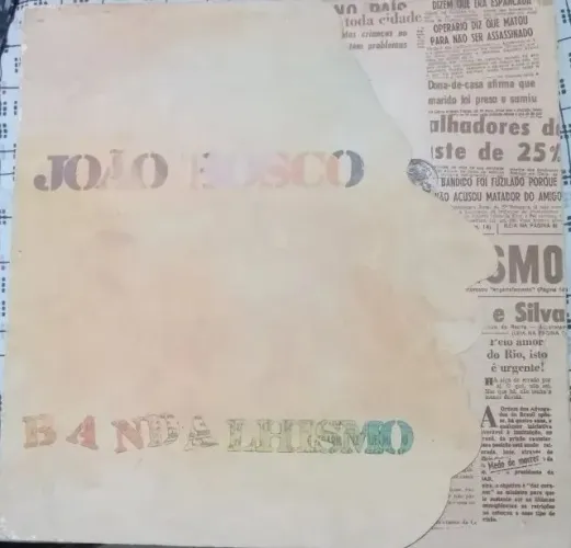 LP-Disco Vinil-João Bosco-Bandalhismo-Ano-1980-Com encarte