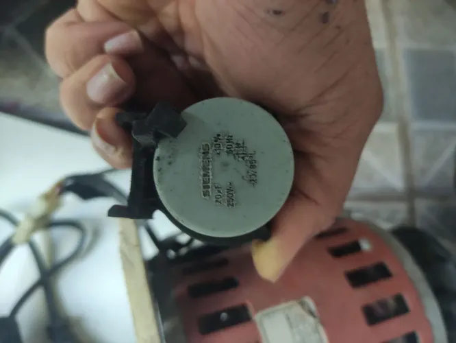 Capacitor 20uF 250V Siemens para Máquina de Lavar