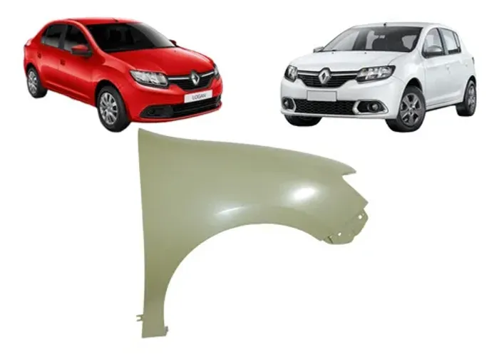 Paralama Sandero Logan 2015 2016 2017 2018 A 2022 L Direito