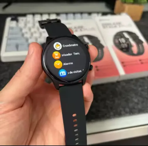 Smartwatch Zeblaze Btalk 3 Plus - Faz e atende ligações/ Monitor de saúde 24H (Lacrado)