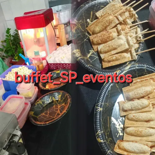 Crepe algodão doce e pipoca 