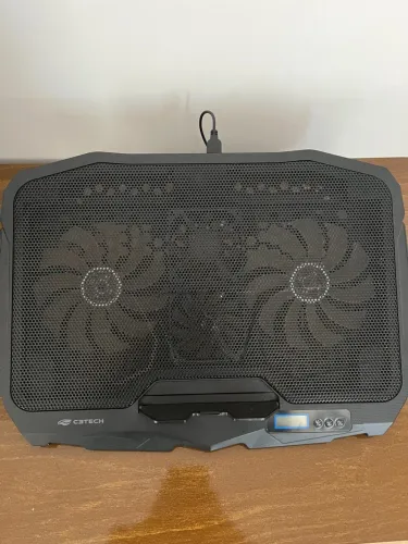 Base refrigeradora para Notebook gamer C3Tech - com led - 4 circuladores - USB - Novo!
