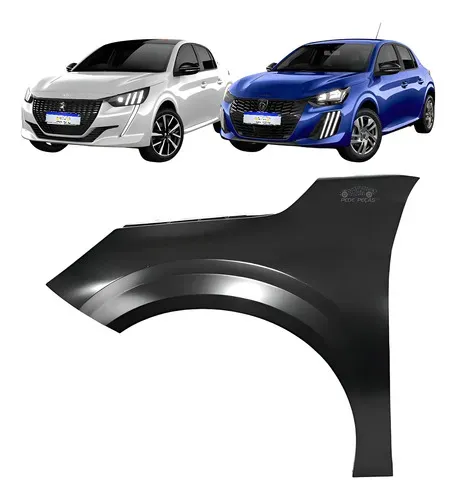 Paralama Peugeot 208 2021 2022 2023 L.e Dianteiro Cor Esquerdo Motorista