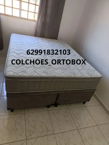 Base e colchão Super king todo na espuma D45