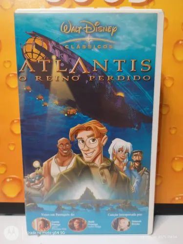 FITA VHS WALT DISNEY CLASSICOS DUBLADO - ATLANTIS O REINO PERDIDO