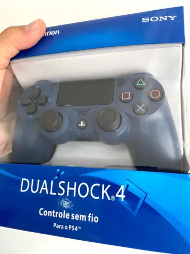 Controle DualShock 4 PS4 Azul - Novo! Entrego