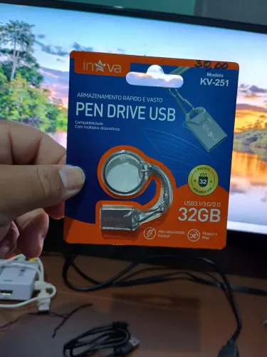 Pen Drive USB 2.0 32GB Metálico Inova