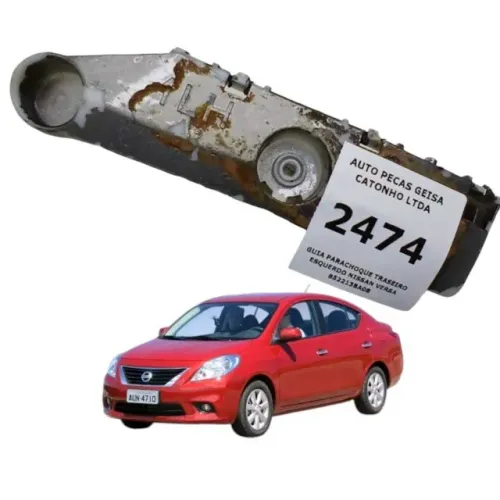 Guia Parachoque Traseiro Esquerdo Nissan Versa 2011 2021    etq2474