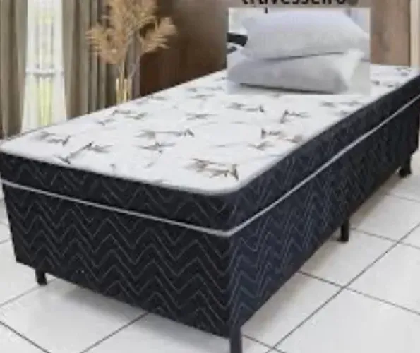 Cama box solteiro novo brinde