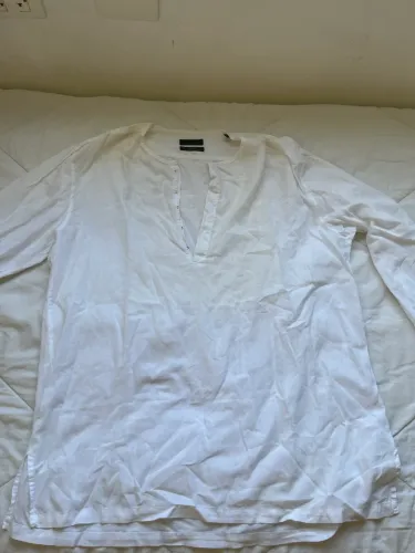 Camisa branca Zara tamanho G unissex