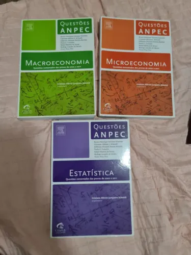 Livros Questões ANPEC de 2002 a 2011 Macro Micro e Estatística