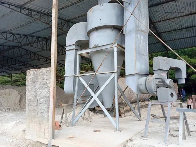 Secador Rotativo Biomassa completo 