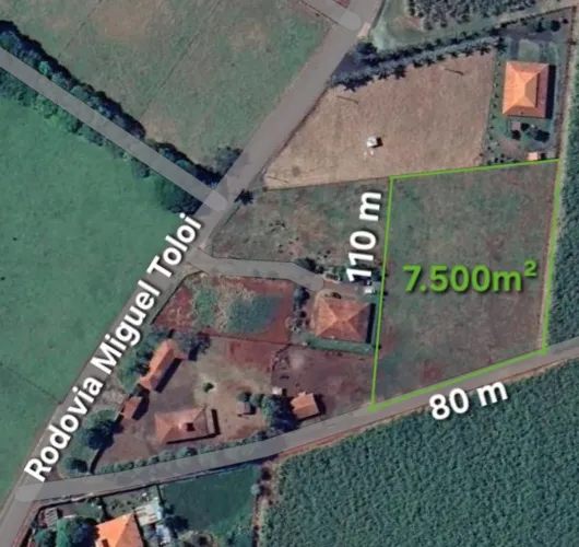 Chácara em Brodowski-SP com 7.500m²