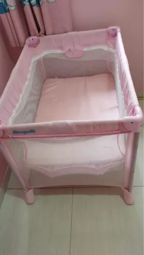 Mini Berço Cuore Burigotto Pink