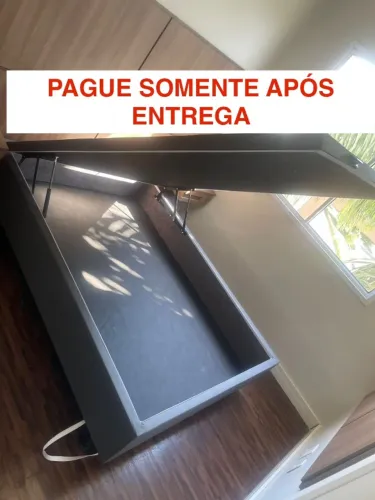 Baú casal chumbo Corino