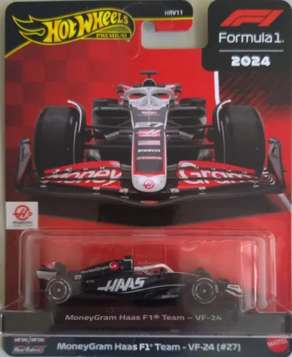 Hot Wheels Premium Formula 1 2024 MoneyGram Haas F1 Team