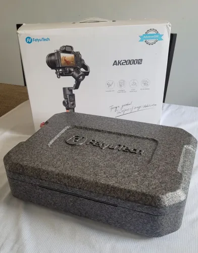 Gimbal FeiyuTech AK2000S - Profissional 3 Eixos e completo