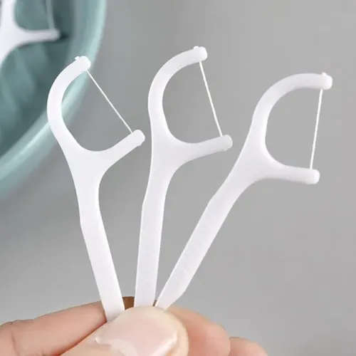Fio Dental Descartável Com Haste Kit com 250 und - Rimi Smile