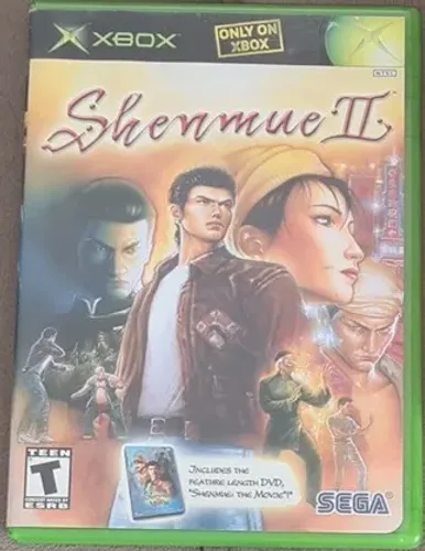 shenmue 2 xbox clássico original americano