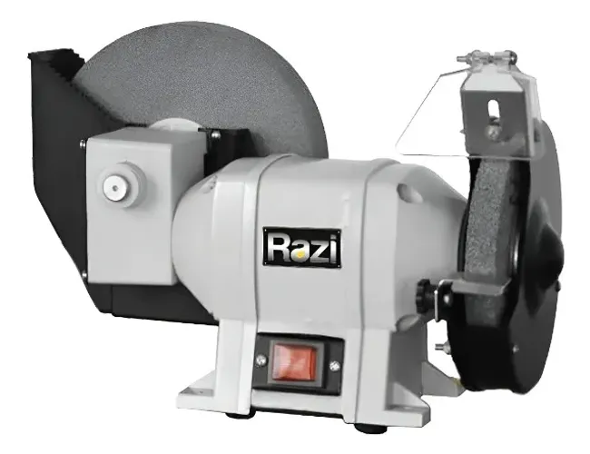 Moto Esmeril Afiador Bancada 8 Pol 370w Rz-ea370m Razi