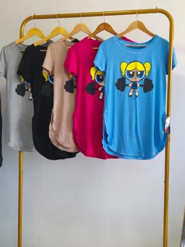 Camisetas Powerpuff Girls - Diversas Cores