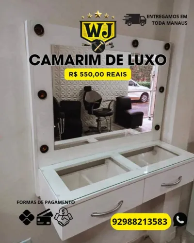 Camarim Penteadeira de Luxo em Promoção (Preços estão nas imagens)