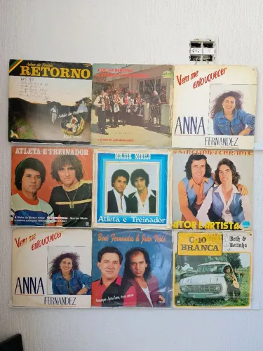 LP Disco de vinil. Sertanejos pé de serra e raiz. Bem antigos.