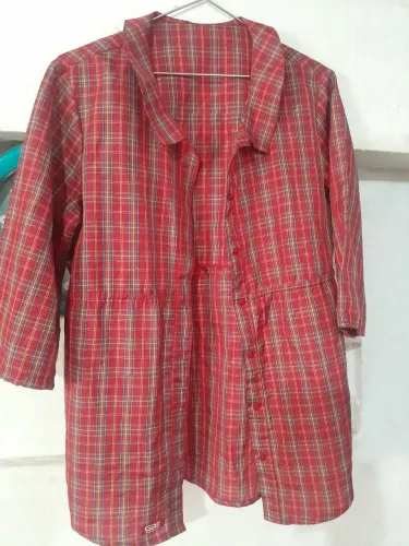 Camisa/Vestido Xadrez Vermelho