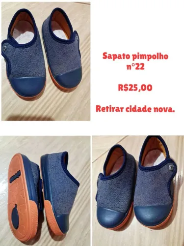 Sapato infantil pimpolho n°22