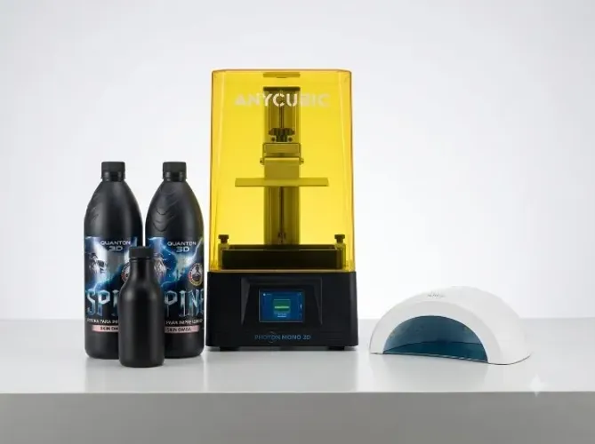 Kit Completo Impressora 3D Resina Anycubic Photon Mono + Resinas + Cabine UV de Cura