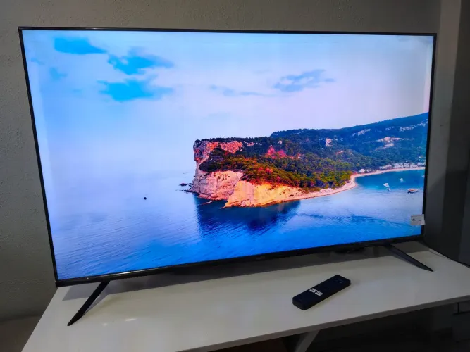 Smartv 55 polegadas 4k Android da Philips bluetooth integrado controle com comando por voz