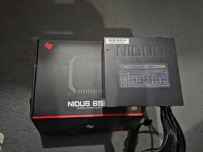 Fonte Pichau Nidus 650L, 650W, 80 Plus Bronze, Preto, PG-NDL650-01BR