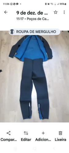 ROUPAS DE MERGULHO