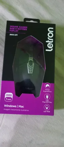Mause gamer RGB 6 botões