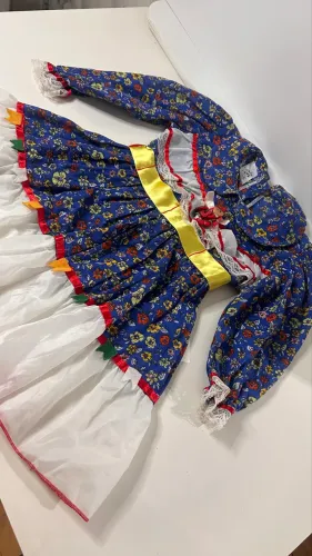Vestido festa junina infantil menina