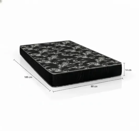 Colchão D20 solteiro com 14cm de altura