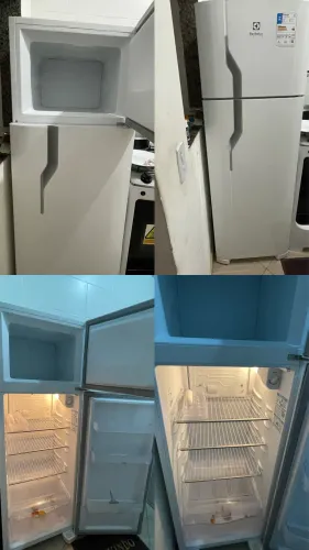 Geladeira Electrolux Cycle Defrost 260L Super Freezer Duplex Branca DC35A 127v