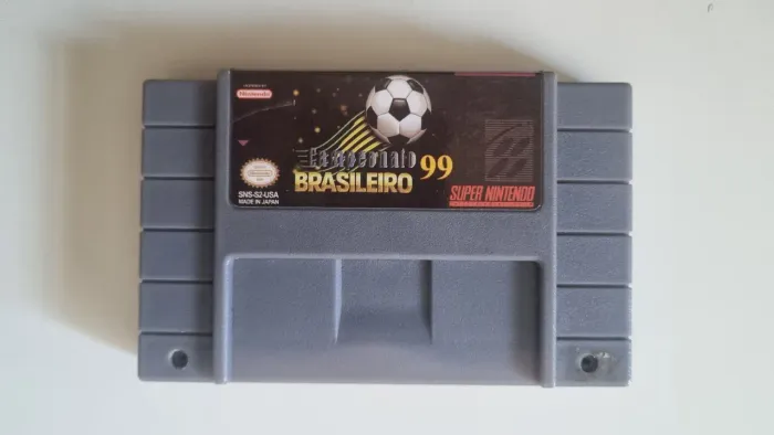 Jogo super nintendo Campeonato brasileiro 99