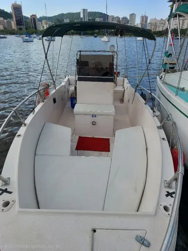 Lancha Fishing 21 pés Wellcraft, pronta para uso