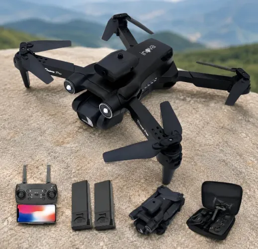 Drone Inova WRJ-12618-VRM Aircraft com Câmera Dupla 4K e GPS