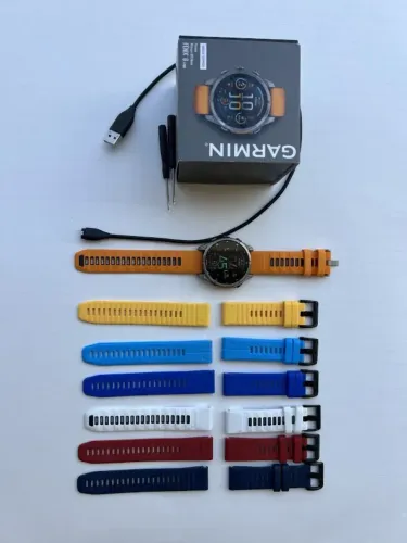 Garmin Fenix 8 Titanio amoled Sapphire SmartWatch  com extras