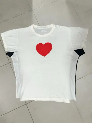 REWORKED ? Baby Tee Cropped Boxy Nike x Hearts | Peça Única