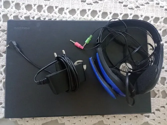 Notebook Positivo + Carregador + Headset (Leia a descrição)