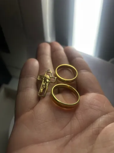 Aliança tamanho 16 e 17
