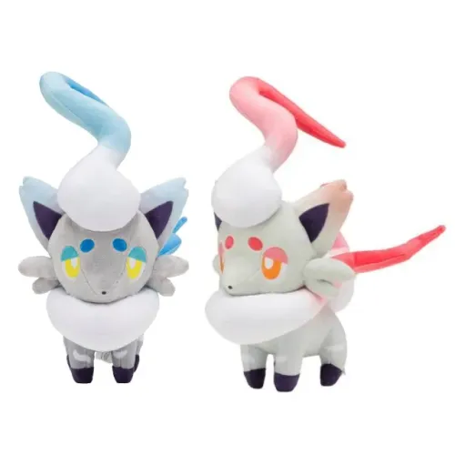 Conjunto Pelucia Pokemon Zorua Hisuian Original Shiny Legends Arceus
